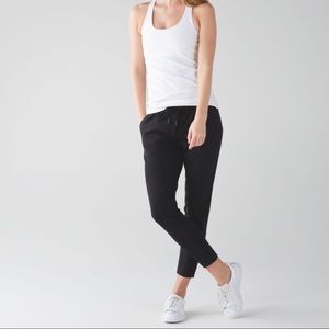 Lululemon “Jet Crop”, Black, Size 2